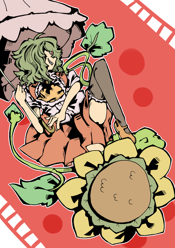 kazami yuuka (touhou) drawn by glisten