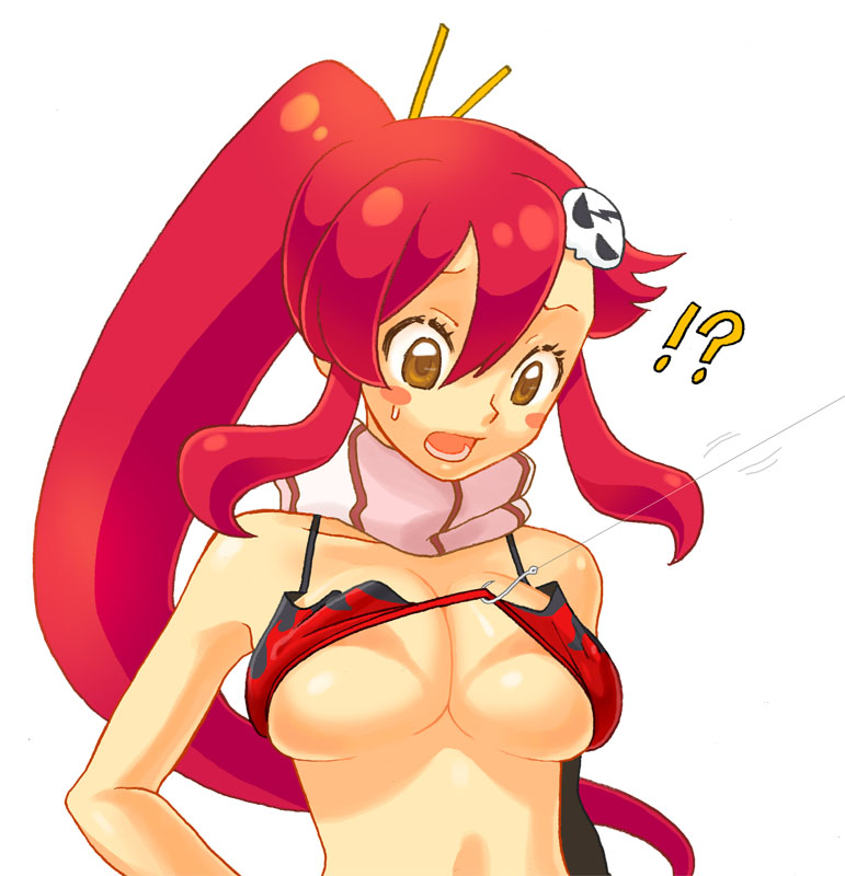 yoko littner (tengen toppa gurren lagann) drawn by biafura