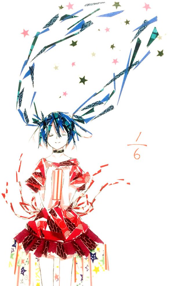 hatsune miku (vocaloid and 1 more) drawn by asagi_kino