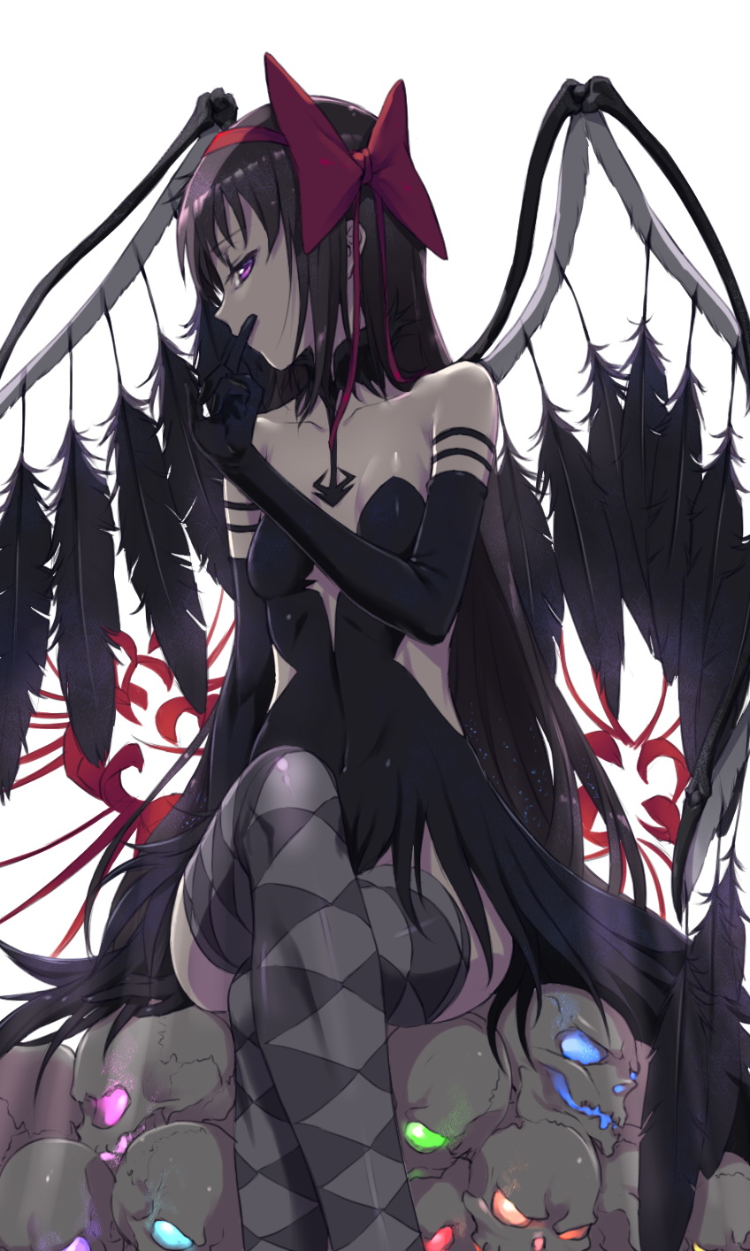 akemi homura and akuma homura (mahou shoujo madoka magica and 1 more) drawn by kisetsu