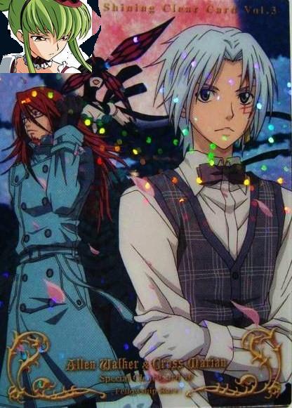 c.c. and allen walker (code geass and 1 more)