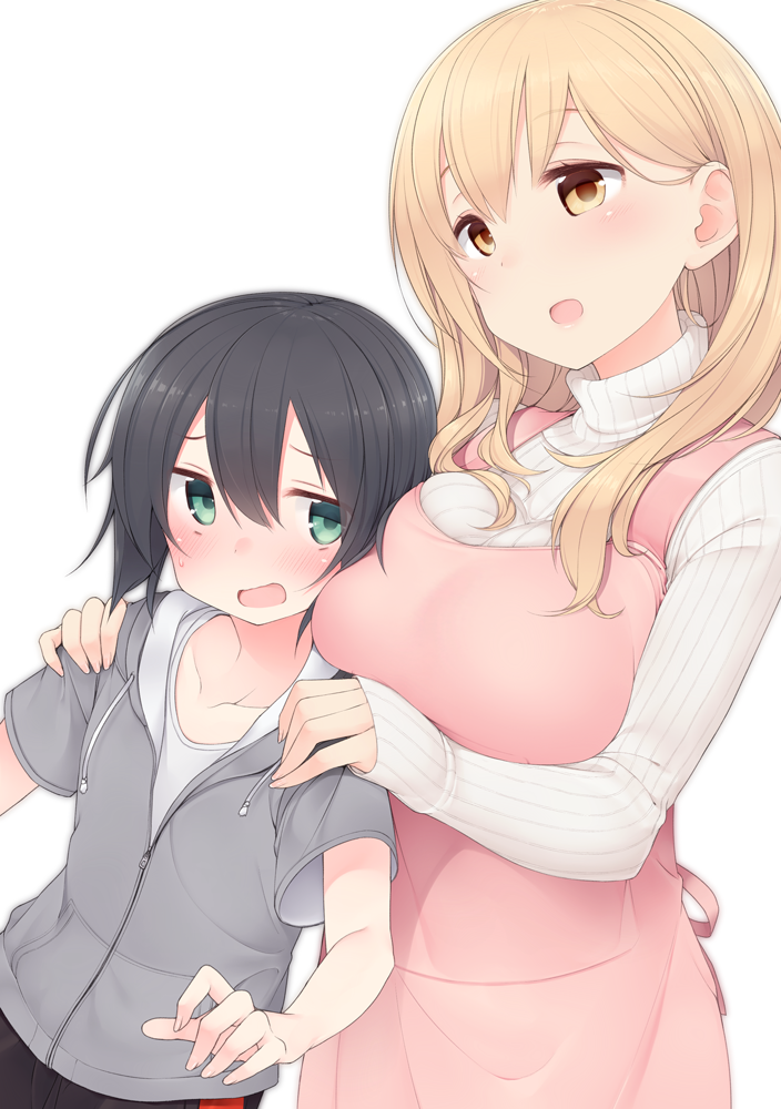 sunohara ayaka and shiina aki (sunoharasou no kanrinin-san) drawn by nekoume