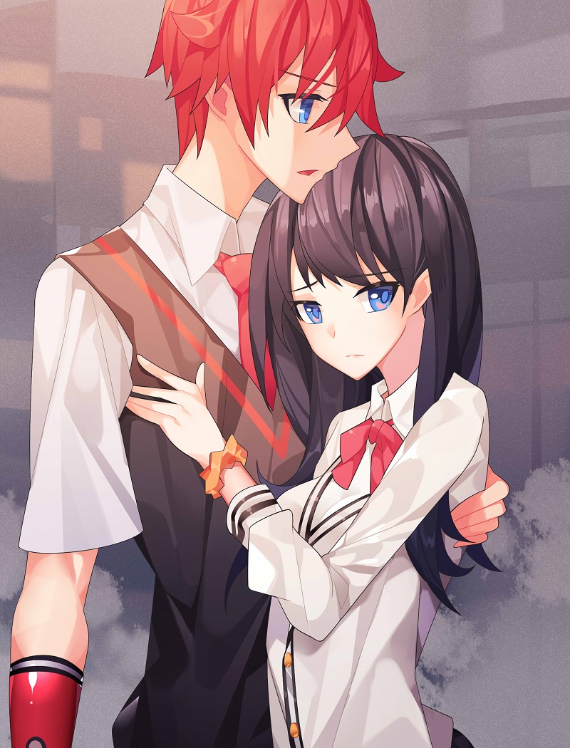 takarada rikka and hibiki yuuta (gridman universe and 1 more) drawn by nami_qi
