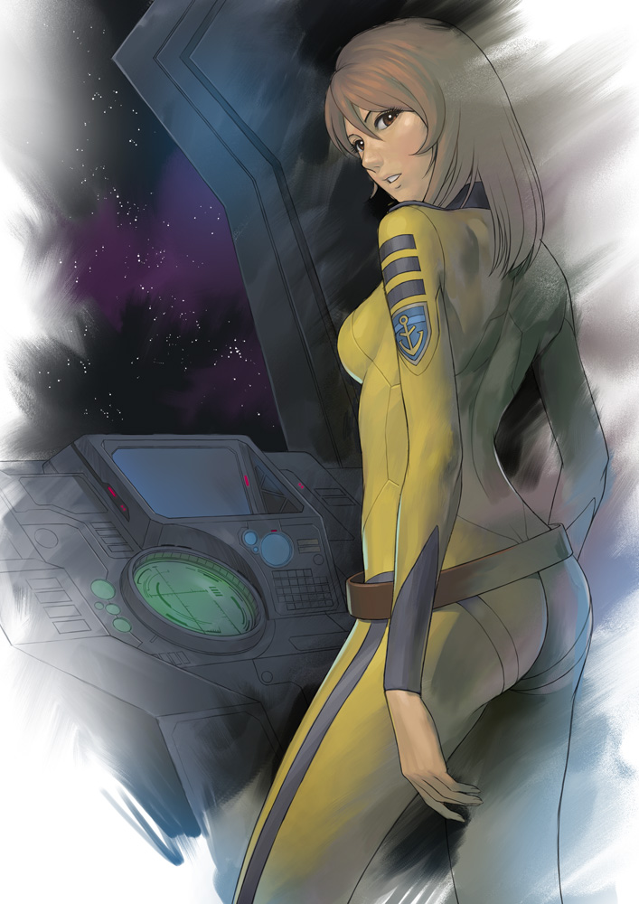 mori yuki (uchuu senkan yamato and 1 more) drawn by watanabe_yasuaki