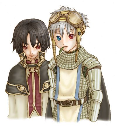 wizard and knight (ragnarok online) drawn by ichiko_(usa-net)