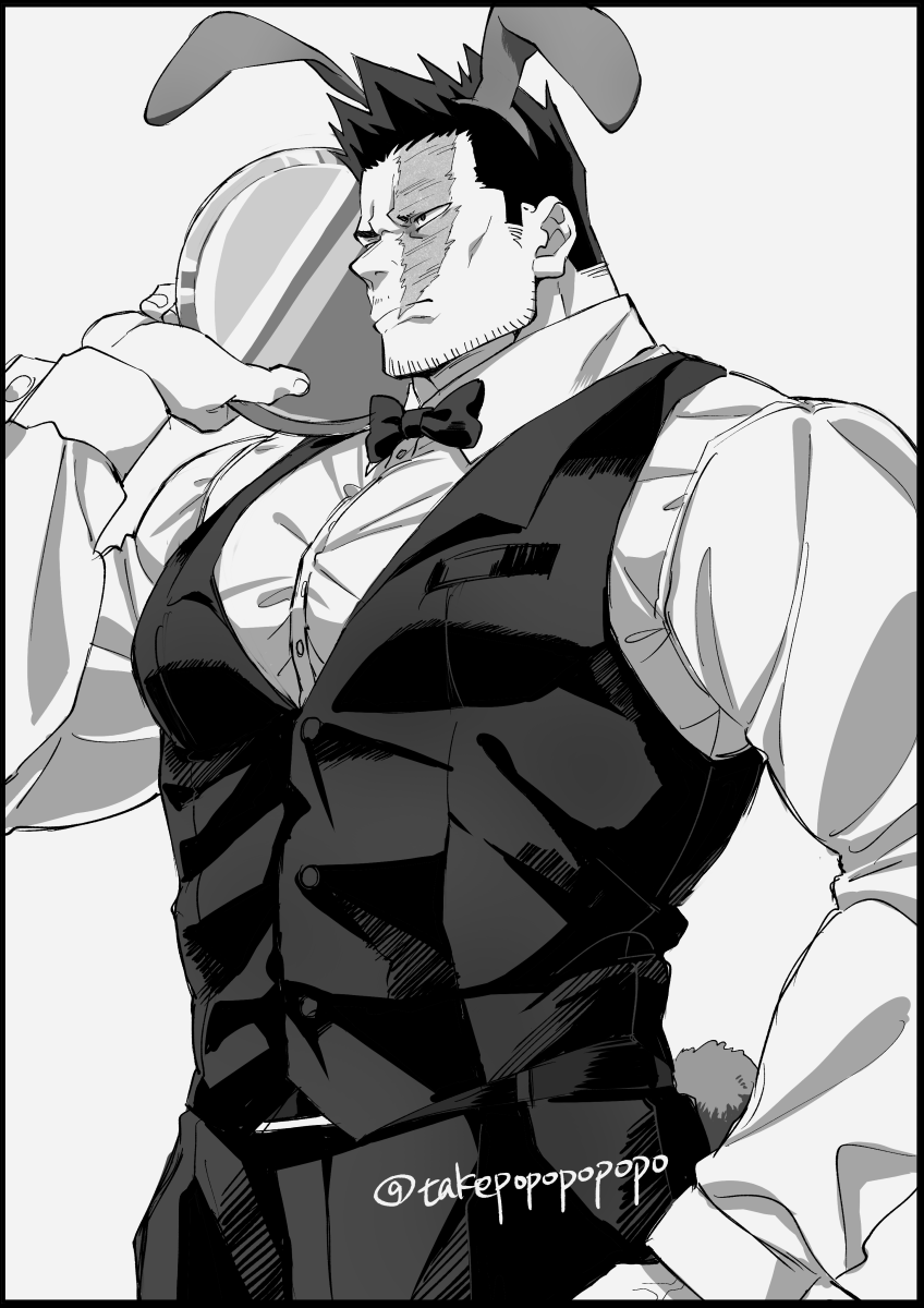 endeavor (boku no hero academia) drawn by popo_take