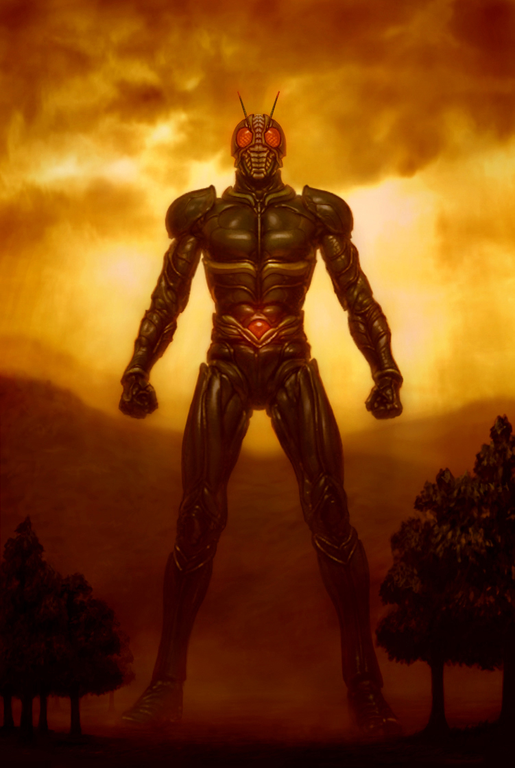 kamen rider j (kamen rider and 1 more) drawn by katou_yuu