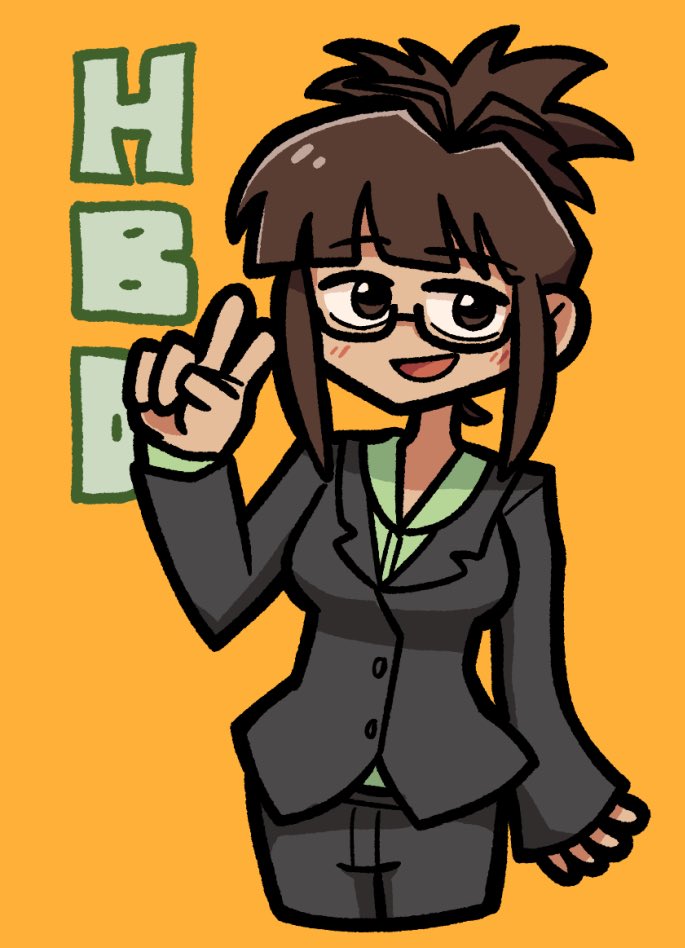 akizuki ritsuko (idolmaster and 2 more) drawn by fis_(t83192933)
