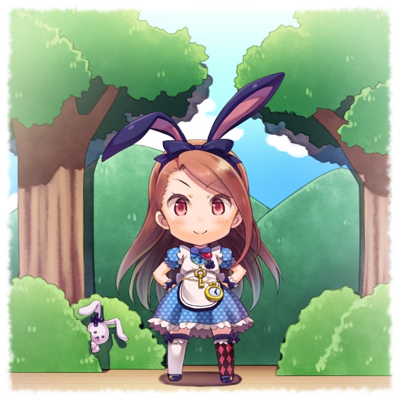 minase iori, alice, and usa-chan (idolmaster and 1 more) drawn by nanaran