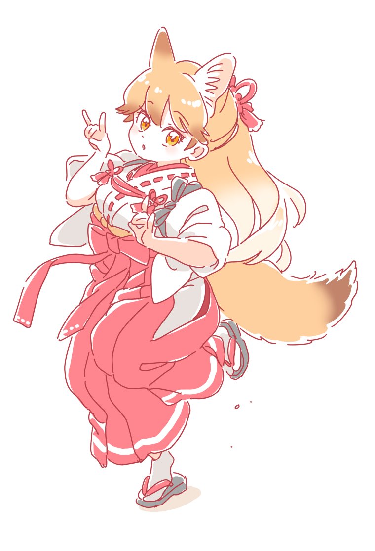 ezo red fox (kemono friends and 1 more) drawn by mitsumoto_jouji