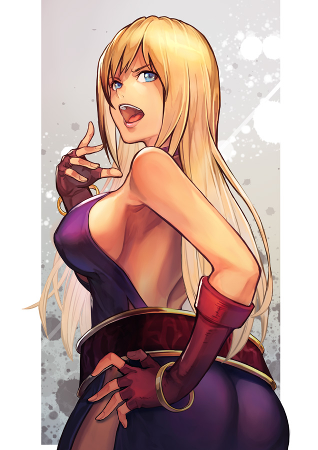 b. jenet (the king of fighters and 3 more) drawn by hinoru_saikusa