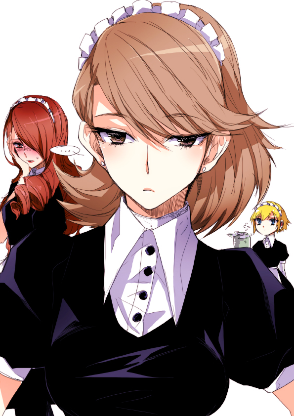 aigis, takeba yukari, and kirijou mitsuru (persona and 1 more) drawn by tima