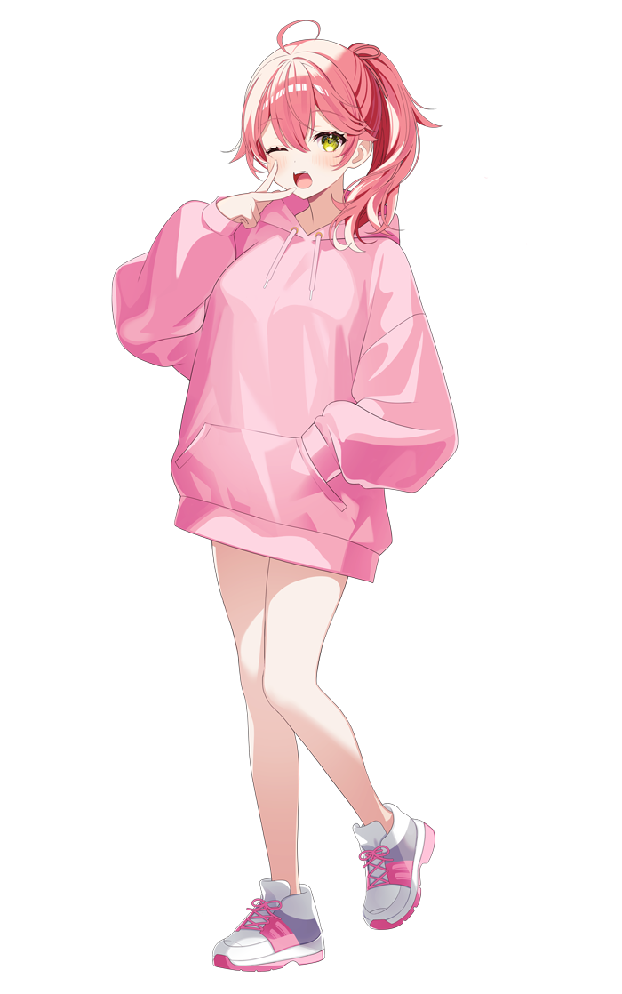 sakura miko (hololive and 1 more) drawn by motsunuki