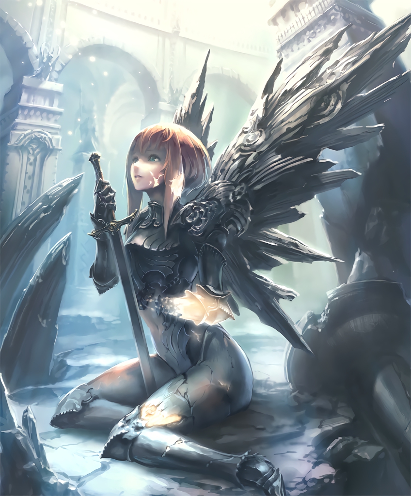 enstatued seraph (shingeki no bahamut and 1 more)