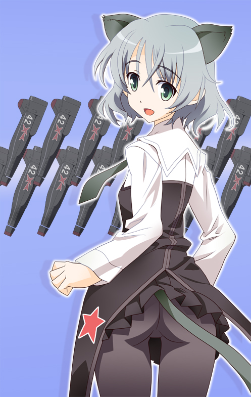 sanya v. litvyak (world witches series and 1 more) drawn by nyoro_(nyoronyoro000)