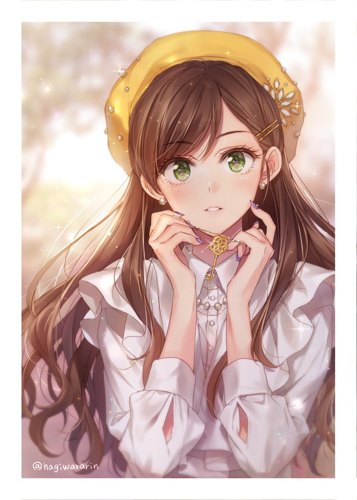 etou misaki (idolmaster and 1 more) drawn by hagiwara_rin