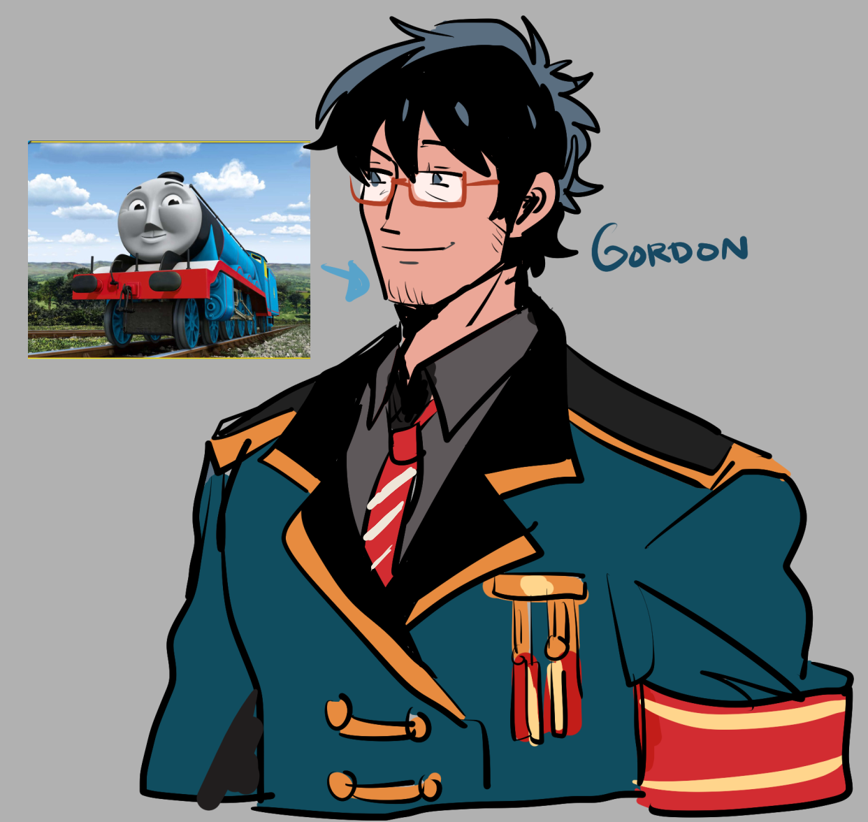 Gordon The Big Engine Thomas The Tank Engine Drawn By Kendy Revolocities Danbooru