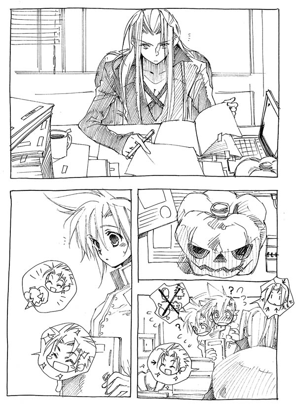 cloud strife, sephiroth, and zack fair (final fantasy and 1 more) drawn by toujou_sakana