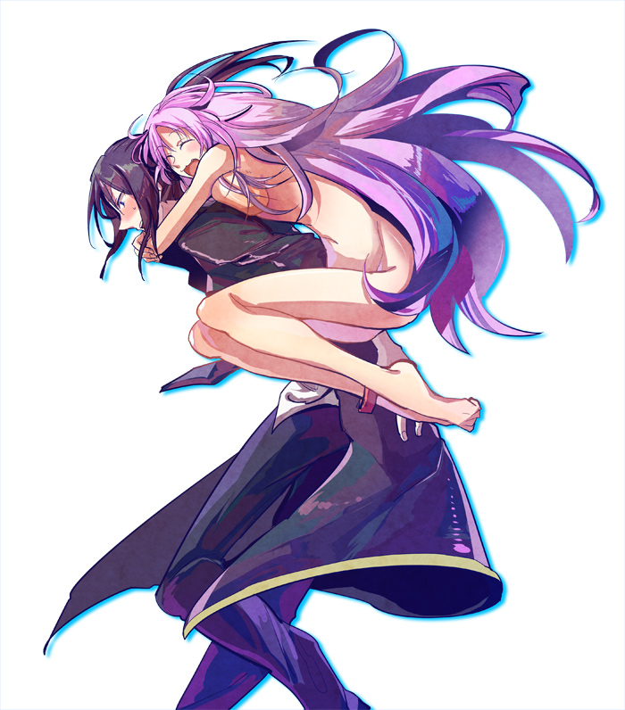 neko and yatogami kurou (k-project) drawn by ishiwari