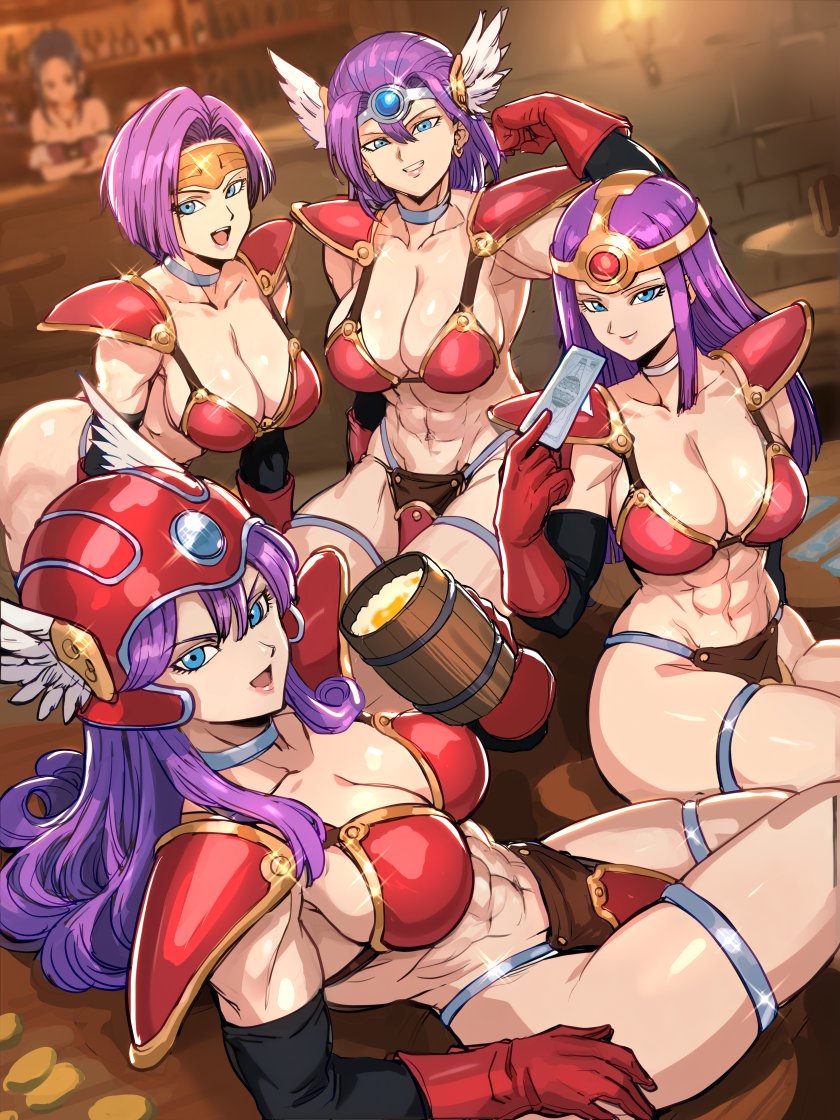 warrior and ruida (dragon quest and 1 more) drawn by kisuu