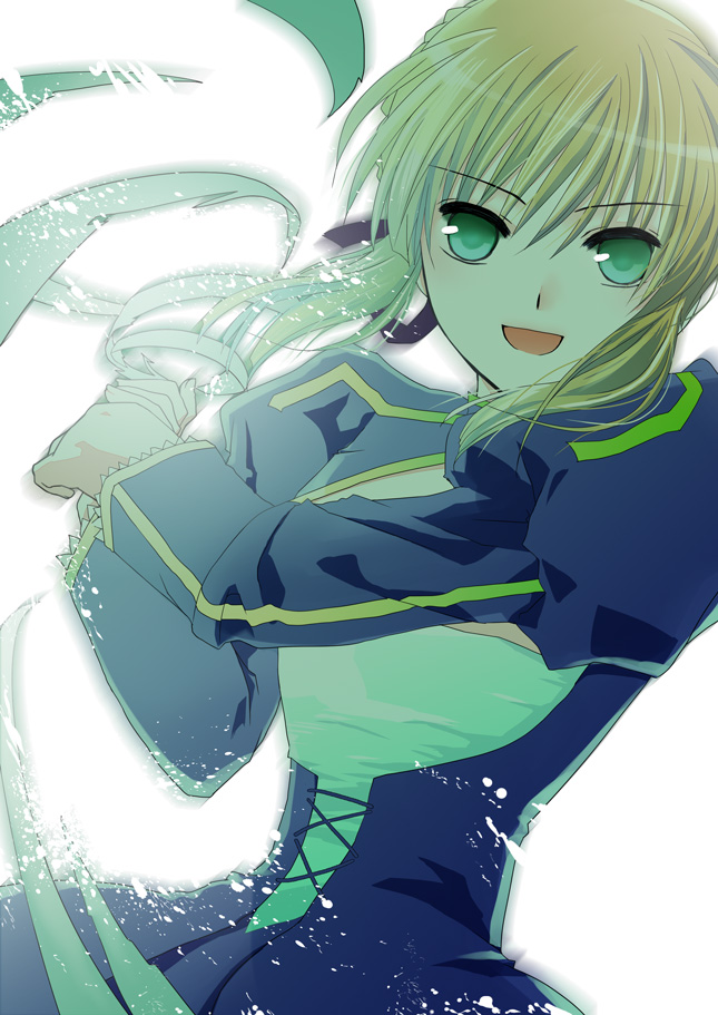 artoria pendragon and saber (fate and 1 more) drawn by raikinagi