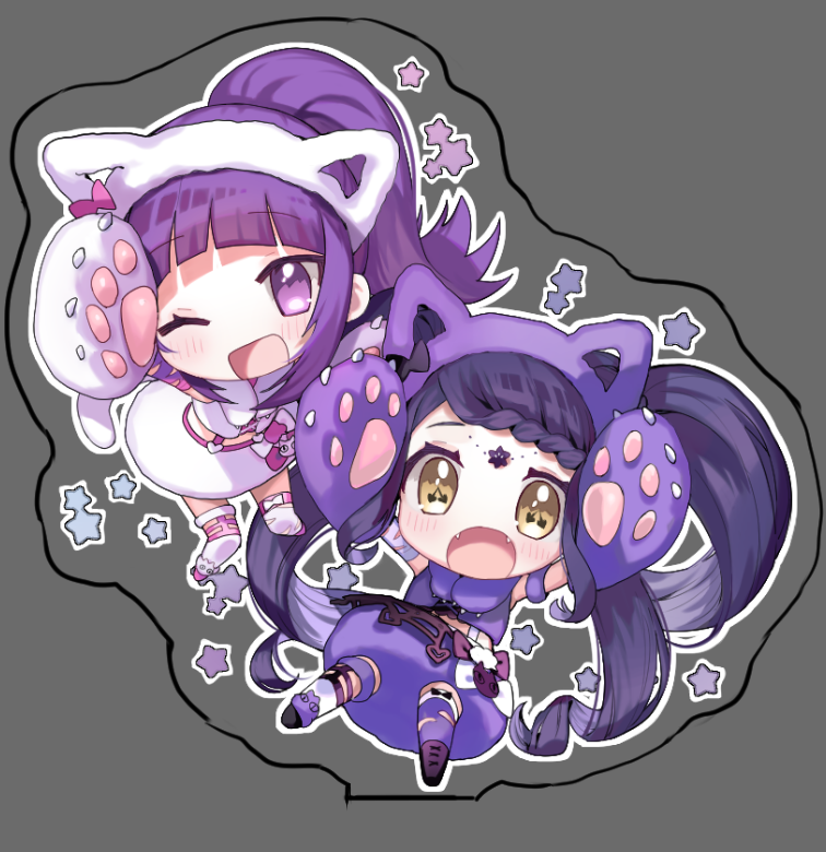 hanazono shuka and garara s leep (pretty series and 2 more) drawn by nkohime