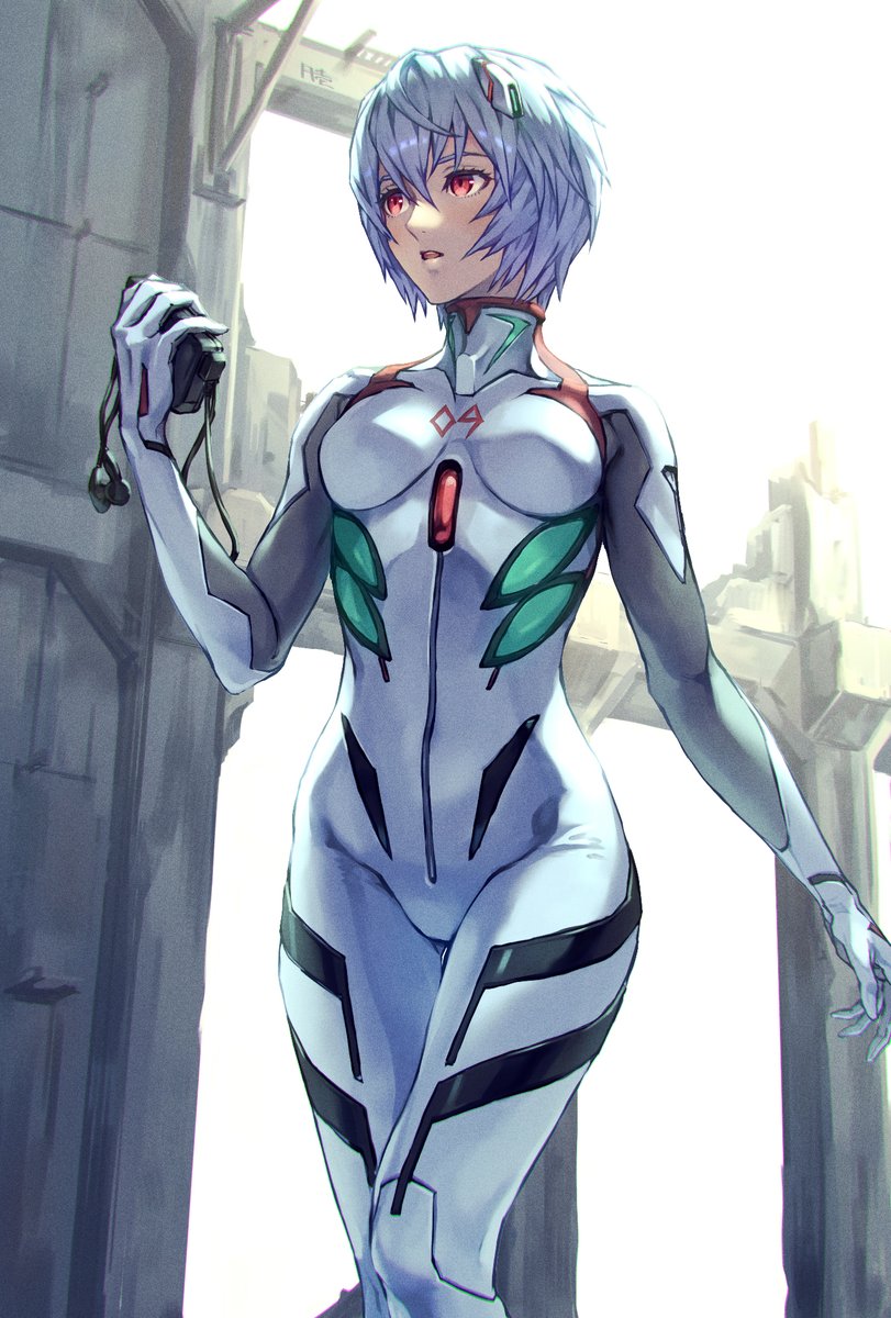 ayanami rei (neon genesis evangelion and 2 more) drawn by yoake_dawn01