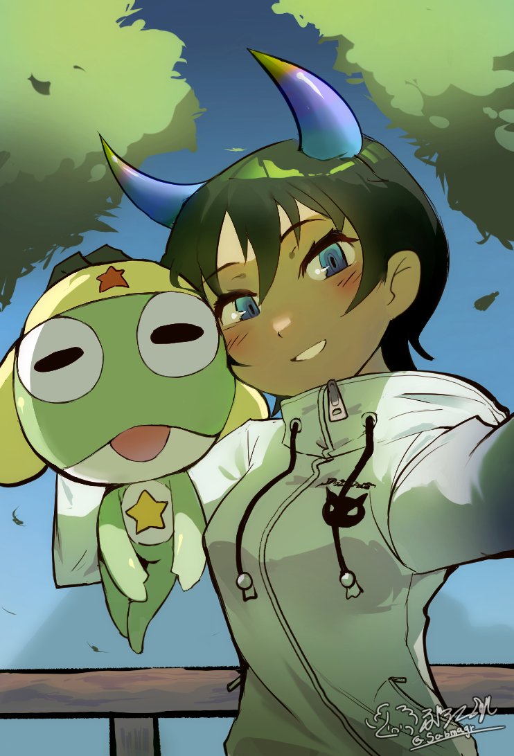 keroro (keroro gunsou) drawn by riri_(dgra3272)