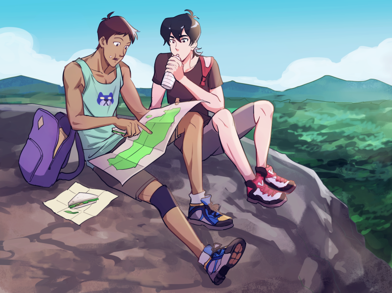 keith and lance (voltron and 1 more) drawn by magatsumagic
