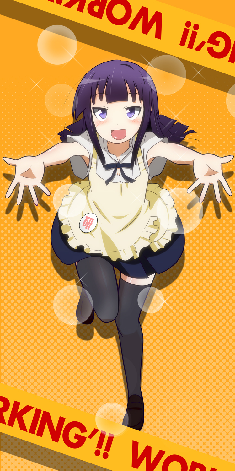 yamada aoi (working!!) drawn by yokoshima_(euphoria)