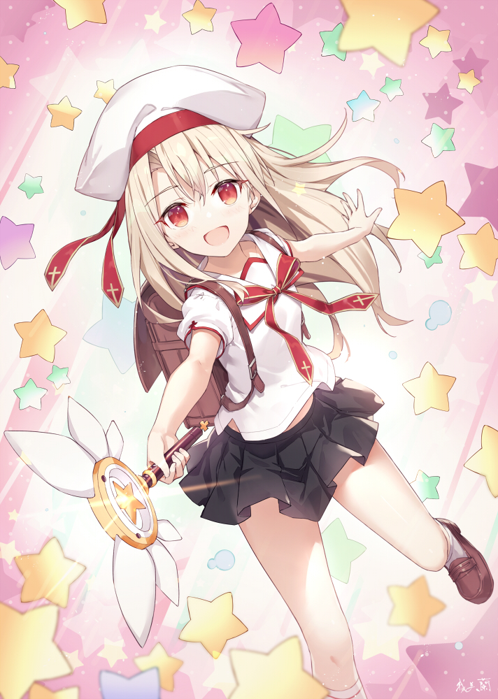 illyasviel von einzbern and magical ruby (fate and 1 more) drawn by gabiran