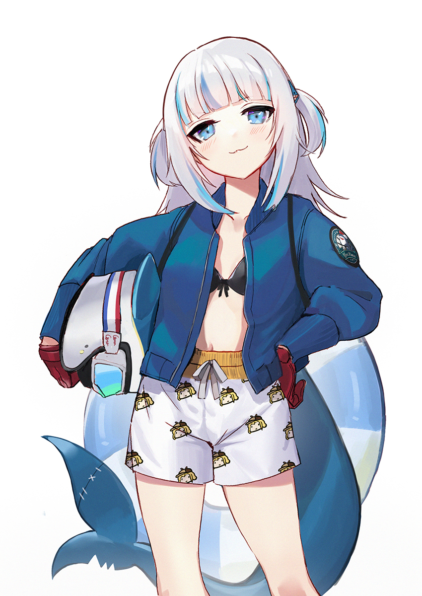 gawr gura (hololive and 1 more) drawn by ranyu