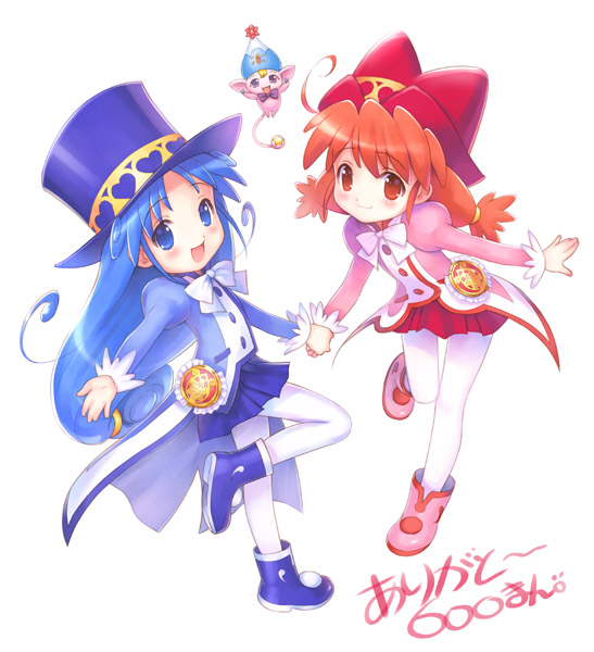 fine, rein, and poomo (fushigiboshi no futago hime) drawn by goto_p