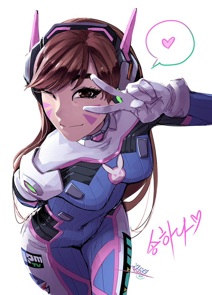 d.va (overwatch and 1 more) drawn by vashperado