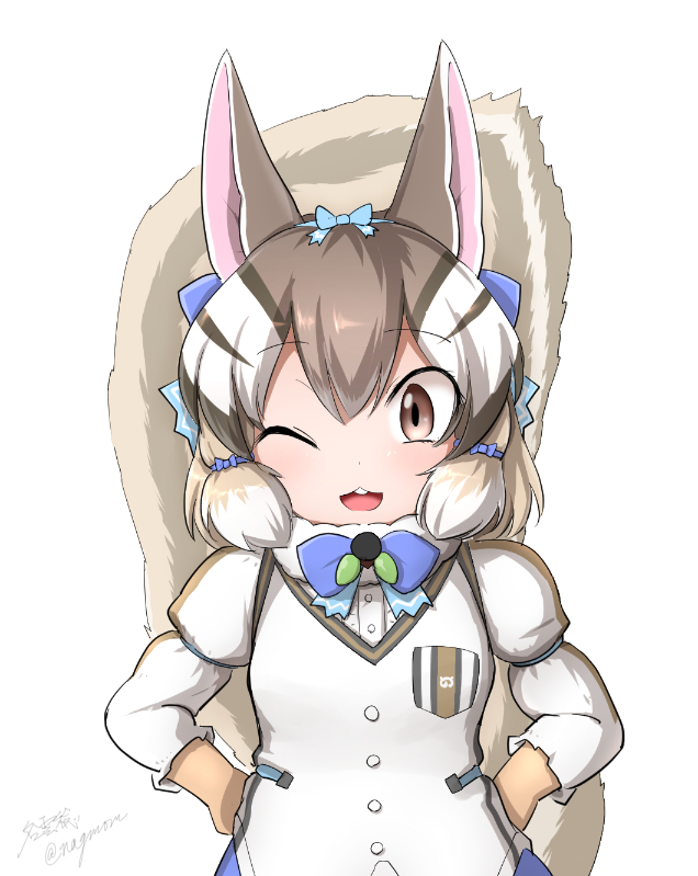 siberian chipmunk (kemono friends and 1 more) drawn by taurine_8000mg