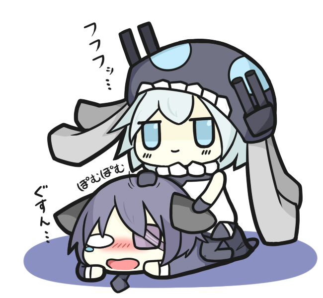 tenryuu and wo-class aircraft carrier (kantai collection) drawn by zerozaki_tojiori