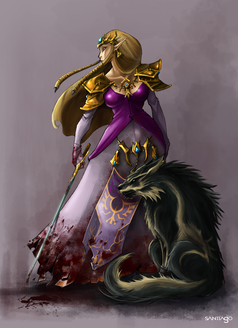 link, princess zelda, and wolf link (the legend of zelda and 1 more)
