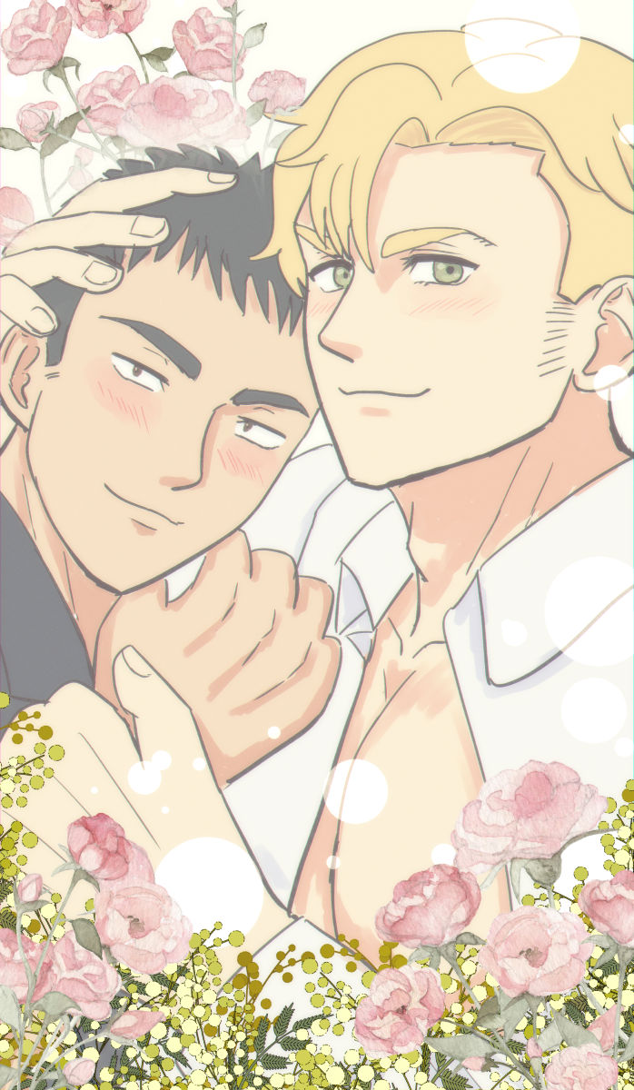 ao isami and lewis smith (yuuki bakuhatsu bang bravern) drawn by hinono321