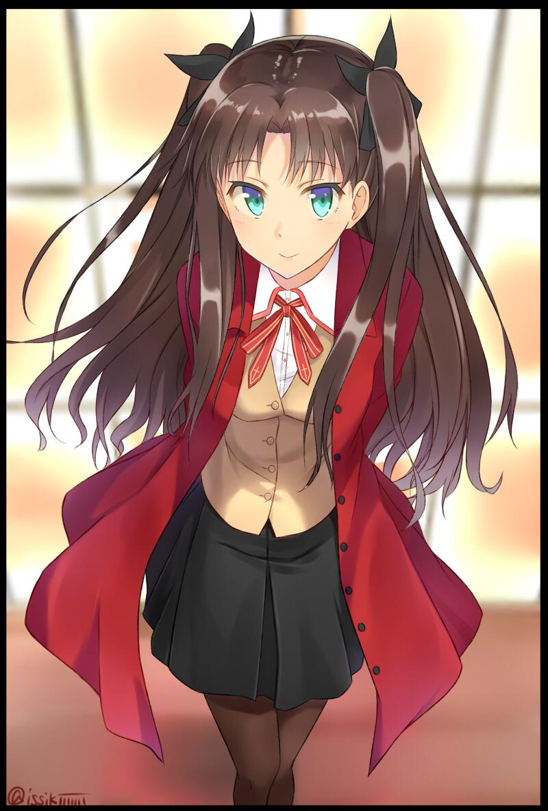 tohsaka rin (fate and 1 more) drawn by isshiki_(ffmania7)