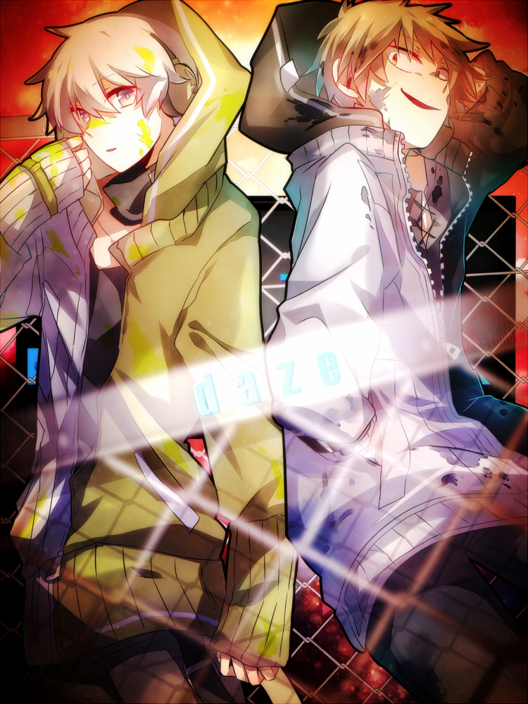 kano shuuya and konoha (kagerou project and 1 more) drawn by aka_tonbo_(lililil)