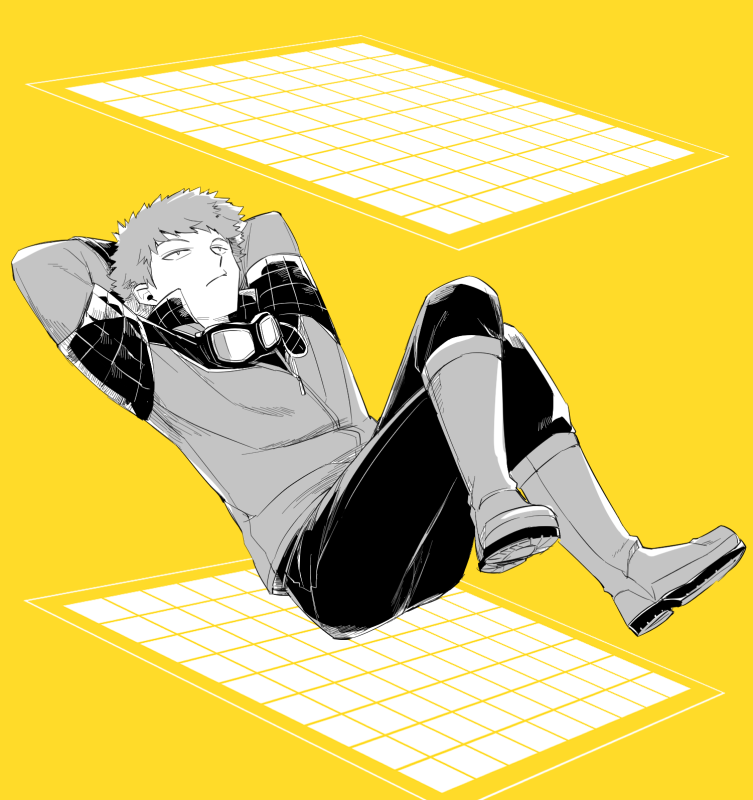 mizukami satoshi (world trigger) drawn by sake_(kadai)