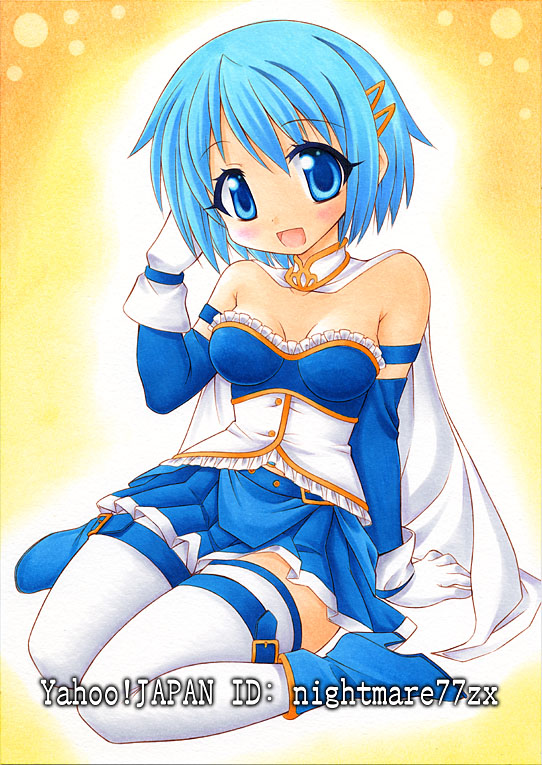 miki sayaka (mahou shoujo madoka magica) drawn by nightmare77zx
