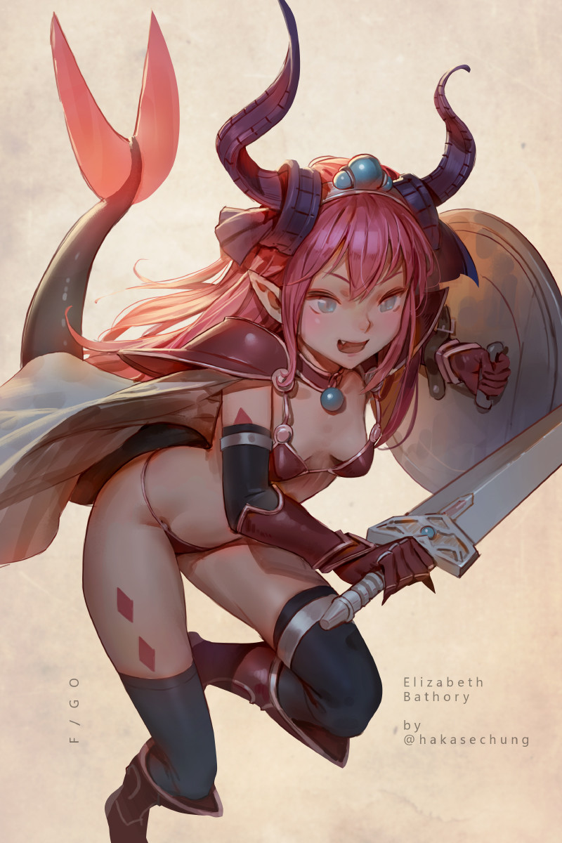 elizabeth bathory (fate and 3 more) drawn by timbougami