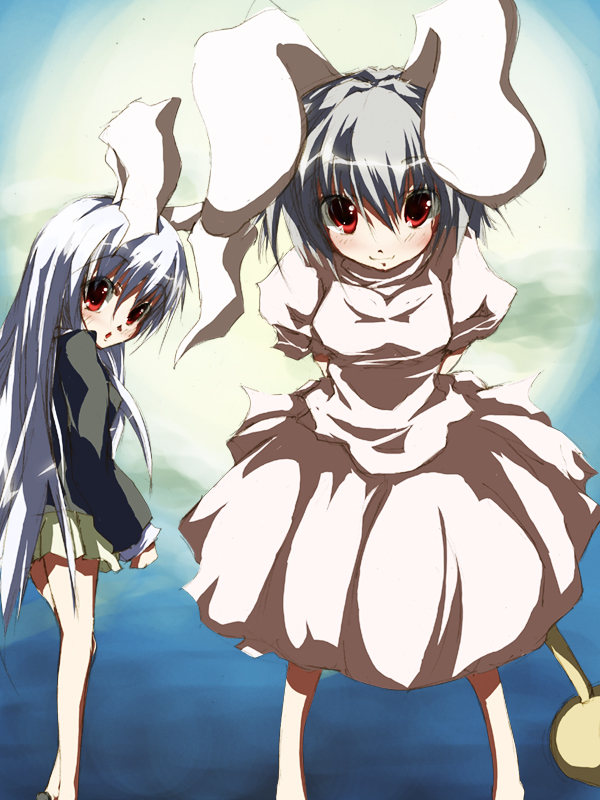 reisen udongein inaba and inaba tewi (touhou) drawn by remyu
