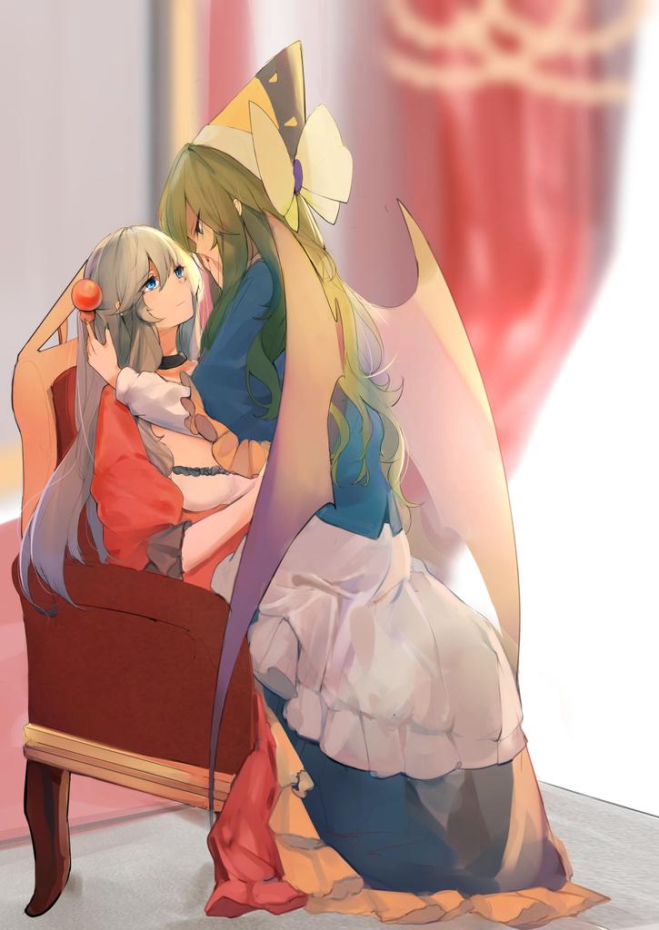 shinki and mima (touhou) drawn by kuroko_tori