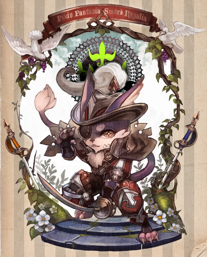 pixiv fantasia and 1 more drawn by h@ruichi