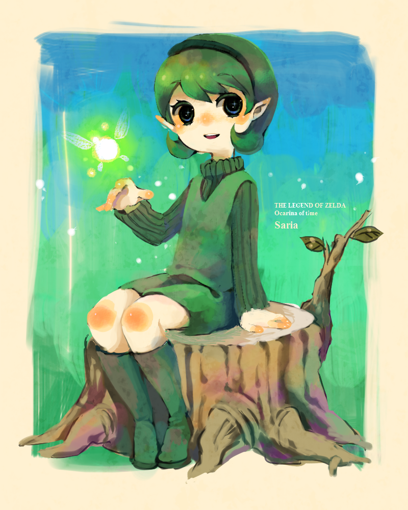 saria (the legend of zelda and 1 more) drawn by fuwata