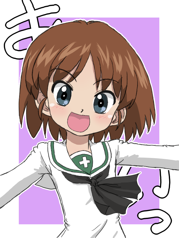 sakaguchi karina (girls und panzer) drawn by takahashi_kurage