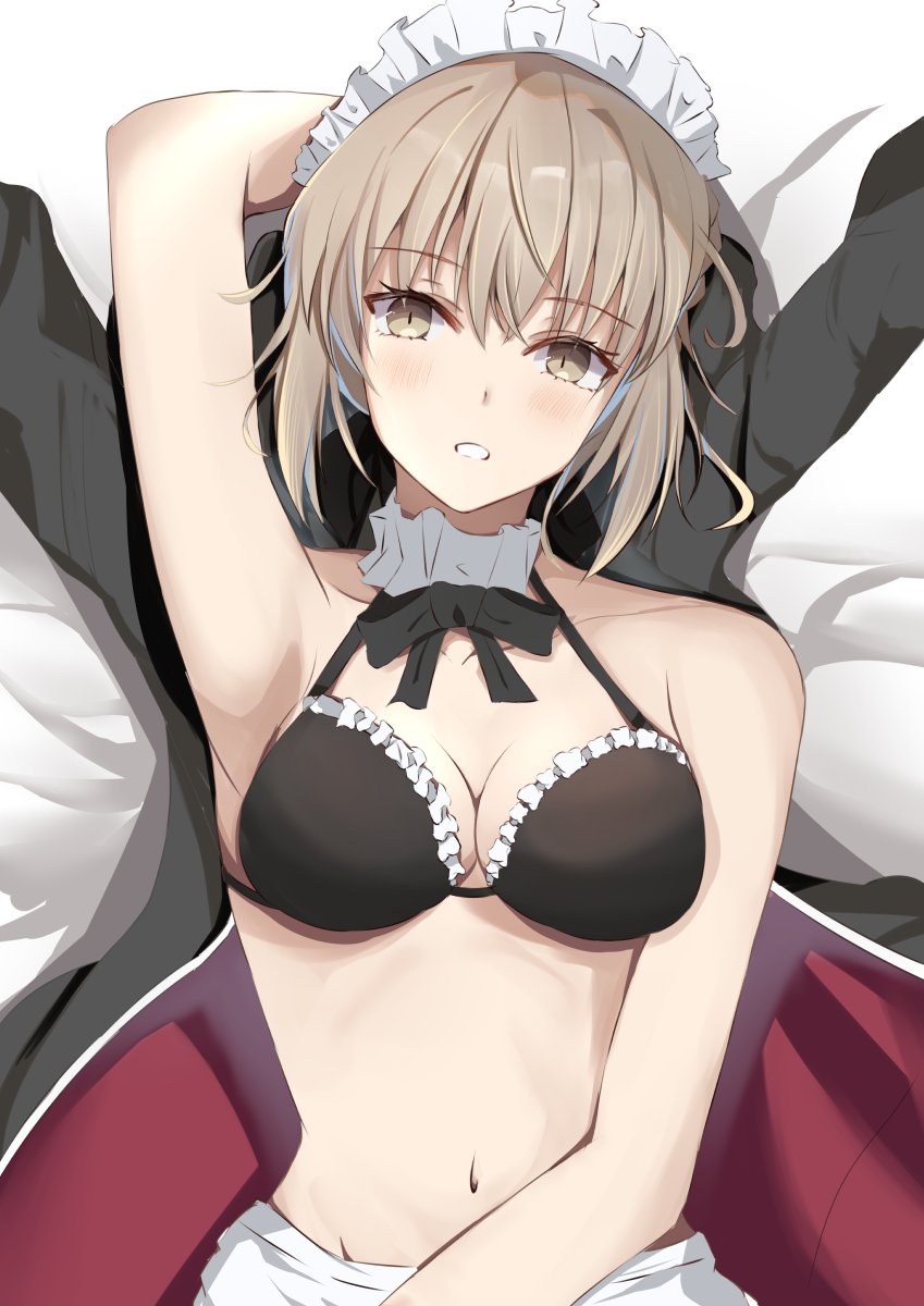 artoria pendragon and saber alter (fate and 1 more) drawn by kaedemaru