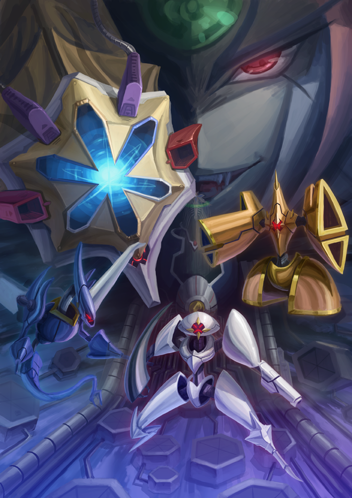 aporia, meklord astro dragon asterisk, meklord army of wisel, meklord army of skiel, and meklord army of granel (yu-gi-oh! and 1 more) drawn by hokuto_(hokuto_pk)